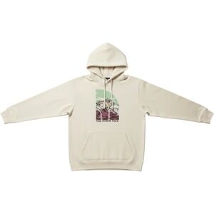 The North Face Womens Mountain Graphic Hoodie Cream Off-White Small NF0A7UNQ
